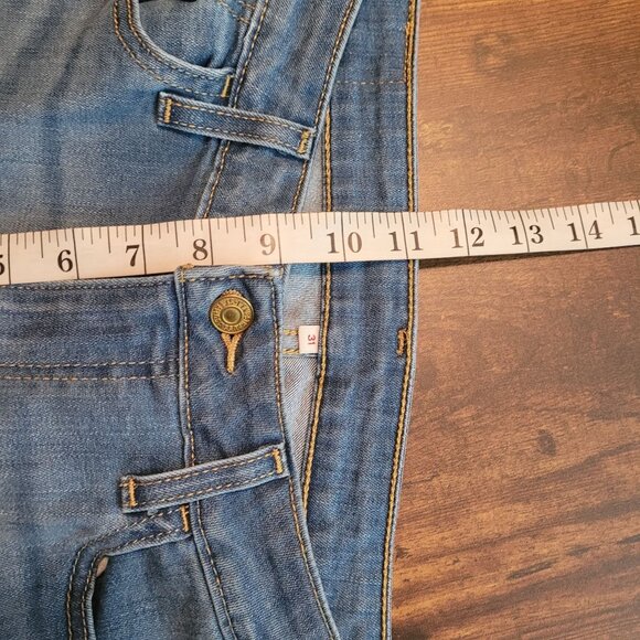 Levi's Jeans Size 31 Mid Rise Skinny Medium Light Wash Stretch Western Denim - Picture 8 of 11